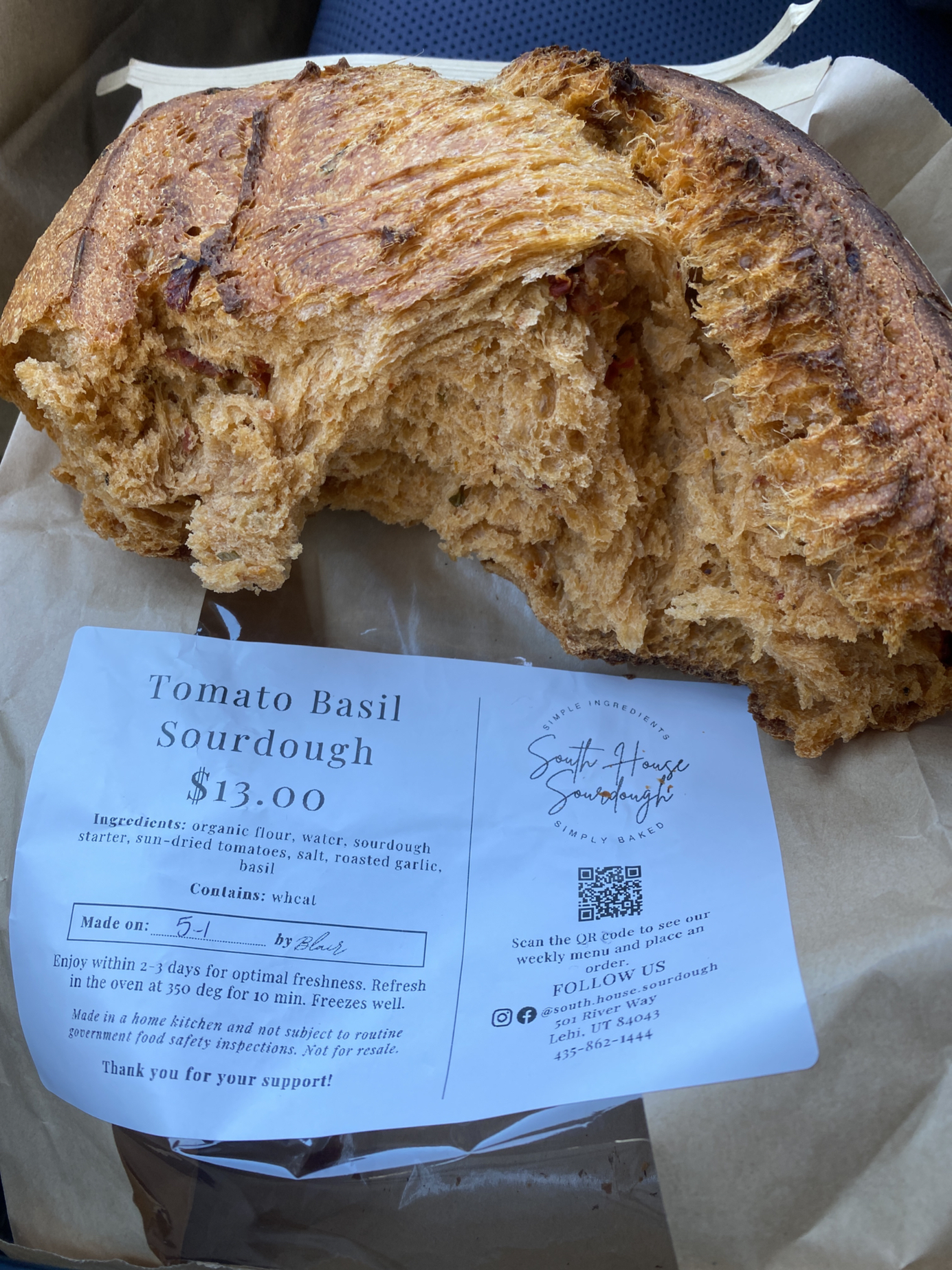 South House Sourdough | Blair South — photo from hotplate.com