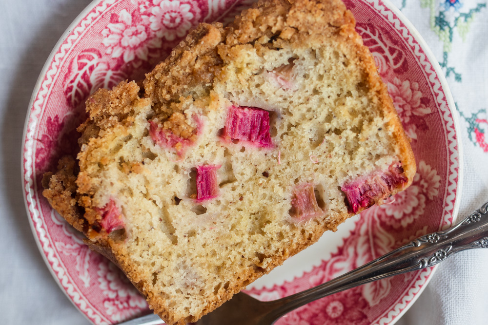 Rhubarb Loaf Cake